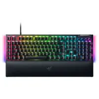 Razer Blackwidow V4 Mechanical Keyboard, Tactile Green Switches, RGB, Leatherette Wrist Rest, USB