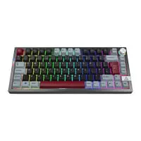 Montech MKey PRO 75 Darkness Mechanical Keyboard, TKL, Gateron Yellow Switches, RGB, NKRO/Anti-Ghost, BT, 2.4GHz, USB-C