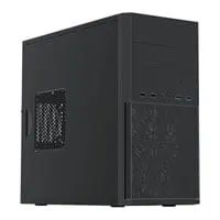VIDA Corporate Case, Black, Micro-ATX Tower, 1x 120mm Fan, USB 2.0 / USB 3.0, mATX / mITX