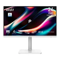 24" MSI PRO MAX 241PHW E14 Monitor, IPS, 1920x1080, 144Hz, Adaptive-Sync, 1ms, 1000:1, HDMI 2.0b / DP 1.2a / USB