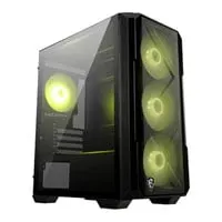 MSI MAG FORGE M120R AIRFLOW Chassis, MicroATX Tower, Black, 4x ARGB PWM Fans, USB 3.2, mATX / mITX