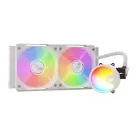 Valkyrie A240 AIO Hydro CPU Cooler, White, ARGB, 2 x 120mm A12 ARGB fans, 4-Pin + 3-Pin, Intel / AMD