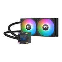 Thermaltake LA240-S ARGB Sync, 240mm AIO CPU Hydro Cooler, ARGB Lighting, 2.4" LCD Screen, 2 x120mm Fans, Intel / AMD