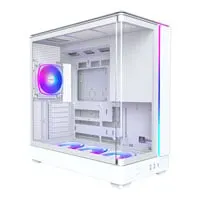 Montech KING 45 PRO Mid Tower Chassis, White, Tempered Glass, 4 x 120mm ARGB Fans, USB 3.0 / USB-C, ATX / mATX / mITX