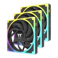 140mm Thermaltake TOUGHFAN EX 140 ARGB Sync, Black, 9 Blade, Hydraulic Bearing, 2000RPM, 94.43CFM, 3.04mm H2O, 3pk