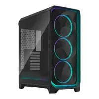 Fractal Design Meshify 3 Amb Pro, Black, Mid Tower w/ Light TG, 3x 140mm Fans, USB 3.2 Gen2, E-ATX / ATX / mATX/ mITX