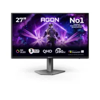 26.7" AOC AGON Pro AG276QZD2 Monitor, QD-OLED, 2560 x 1440, AdaptiveSync, 240Hz, 1.5M:1, 1000cd/m², HDR400TB, DP / HDMI