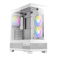 Antec CX700 ARGB, White, Mid Tower Chassis w/ Tempered Glass, 3x 120mm ARGB Fans, USB 3.2 Gen2 Type-C, ATX/mATX/mITX