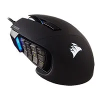 CORSAIR SCIMITAR ELITE RGB MMO Gaming Mouse, Optical, Omron Switches, 4-Zone RGB, 18000dpi, 17 Programmable Buttons, USB