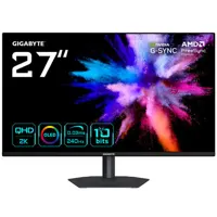 GIGABYTE GO27Q24A EK, 27 Zoll Gaming Monitor, 240Hz, QD-OLED, G-Sync Compatible