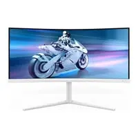 34" Philips Evnia 34M2C5501A Curved Monitor, 1500R, VA, 3440x1440, FreeSync Prem, 1ms,180Hz, 4000:1, 300cd/m²,HDMI / DP