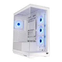 Thermaltake Stage 450 TG ARGB Chassis, Mid Tower, White, 4x ARGB PWM Fans, USB-C, Back-Connect, mATX / mITX