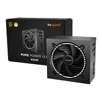 650W be quiet! Pure Power 13 M, Fully Modular, 80PLUS Gold, Single Rail, 54.1A, 12V-2x6, ATX 3.1 Power Supply