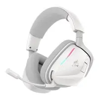 CORSAIR VOID WIRELESS v2 Headset, White, RGB, Dolby Atmos Spatial Audio, 50mm Drivers, Wireless / BT 5.3, PC / Console