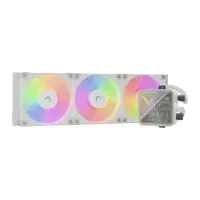 Valkyrie V360 Lite ARGB LCD AIO Hydro CPU Cooler, White, 3 x 120mm B12 fans, 3.5" IPS LCD, Intel / AMD