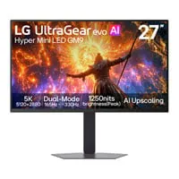 27" UltraGear evo GM9 Gaming Monitor, IPS, 5120x2880, 165Hz / 330Hz, Dual Mode, 1ms, HDMI 2.1 / DP 2.1 / USB-C