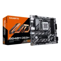 GIGABYTE B840M DS3H Motherboard - AMD Ryzen 9000 CPUs. 8+2+2 Phases VR