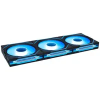 Lian Li UNI Fan SL120 Infinity Reverse Wireless ARGB 120mm Triple Fan Pack – Black – 12RSLIN1W3B