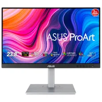ASUS PA247CV 24'' 1920 x 1080 Full HD LED Black, Silver, Monitor