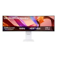 49" LG Ultrawide 49U950A-W Gaming Monitor, Nano IPS, 3800R, Dual QHD 5120x1440, 5ms, FreeSync Premium, HDMI / DP / USB-C