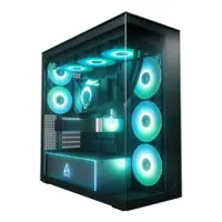 Arctic Xtender ARGB Mirror Tempered Glass Mid Tower PC Case - Black