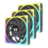 120mm Thermaltake TOUGHFAN EX 120 ARGB Sync, Black, 9 Blade, Hydraulic Bearing, 2000RPM, 59.34CFM, 2.86mm H2O, 3pk
