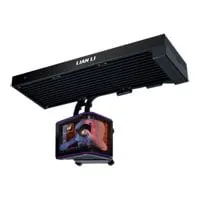 Lian Li Hydroshift II OLED Curved 360 AIO Hydro CPU Cooler, Black, Fanless, Intel / AMD