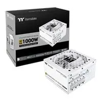 1000W Thermaltake Toughpower GT, PCIE 5.1 Fully Modular, 80PLUS Gold, Single Rail, 83.3A, 120mm Fan, ATX3.1, Snow