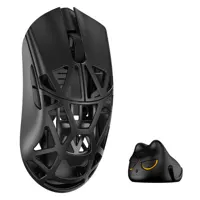 WLMOUSE Beast X Mini Pro Solid Sides Gaming Maus, Omron Optical Switches - schwarz