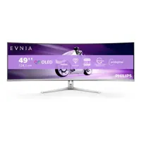 Philips Evnia 8000 49M2C8900L 48.9" Dual Quad HD QD-OLED 144Hz 0.03ms USB-C Height Adjustable Ultrawide Curved Gaming Monitor with Speakers