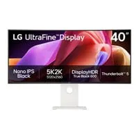 40" LG 40U990A-W Gaming Monitor, Nano IPS, 2500R, 5120x2160, 5ms, 120Hz, FreeSync Premium, 2000:1, HDMI / DP / USB / TB5