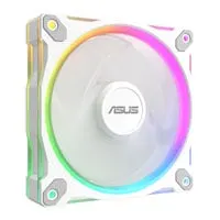 120mm ASUS Prime MR120 ARGB Fan, White, 7 Blade, Sleeve Bearing, Upto 1600RPM, 58CFM, 21dBA, 4-pin PWM + 3-pin RGB