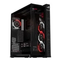 ASUS ROG Cronox ARGB Chassis, Full Tower, Black, 4x ROG Eurux Fans, 9.2" Display, Back-Connect, E-ATX - mITX