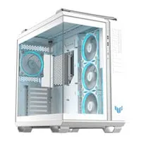 ASUS TUF Gaming GT502 Horizon ARGB, White, Mid Tower w/ Tempered Glass, 4x ARGB Fans, USB 3.2 Gen, ATX / mATX / Mini-ITX