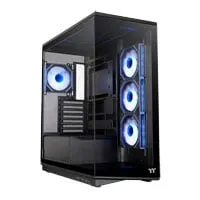 Thermaltake Stage 450 TG ARGB Chassis, Mid Tower, Black, 4x ARGB PWM Fans, USB-C, Back-Connect, mATX / mITX