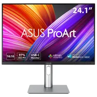 24.1" ASUS ProArt PA248CRV WUXGA Monitor, 100% sRGB/97% DCI-P3, 1920x1200, 16:10, 75Hz HDR10, DP1.4/HDMI/USB-C