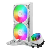 Cooler Master MasterLiquid 240mm ARGB AIO Liquid Coolor - White