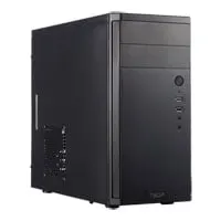 Fractal Design Core 1100, Black, Mini Tower Chassis, 1x 120mm Fan, USB 3.0, Mini-ITX/Micro-ATX, w/o PSU