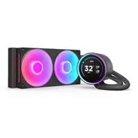 NZXT Kraken Elite 240 RGB (2024), Black, 240mm All-In-One Hydro CPU Cooler, 2x 120 RGB Fans, 2.72" IPS Screen, Intel/AMD