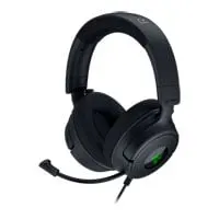 Razer Kraken V4 X Wired Gaming Headset, Black, TriForce 40mm Drivers, Retractable Hyperclear Mic, USB-C
