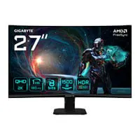 27" Gigabyte GS27QCA QHD Curved Gaming Monitor, 2560x1440, 180Hz. AMD FreeSync, 1ms (MPRT), HDR, DP/HDMI