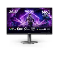27" AOC AGON PRO AG276QKD2 Gaming Monitor, QD-OLED, 2560 x 1440, 500Hz, G-Sync Compatible, 0.03ms, HDMI 2.1 / DP 2.1